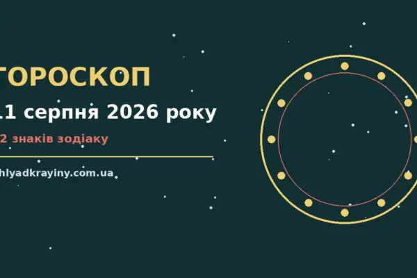 Гороскоп на 11 серпня 2026 року: можливості цього дня для впевненого початку дня