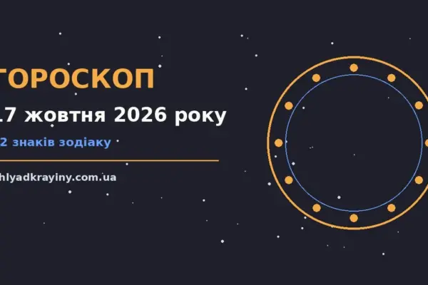 Гороскоп на 17 жовтня 2026 року: можливості цього дня для впевненого початку дня