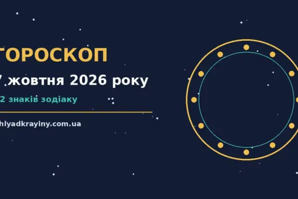Гороскоп на 7 жовтня 2026 року: можливості цього дня для впевненого початку дня