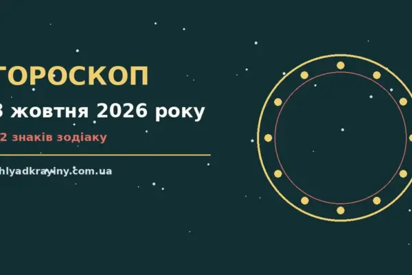 Гороскоп на 8 жовтня 2026 року: можливості цього дня для впевненого початку дня